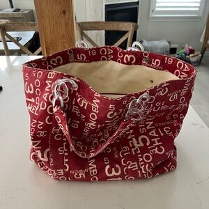 Chanel by the sea, two chain shoulder bag tote